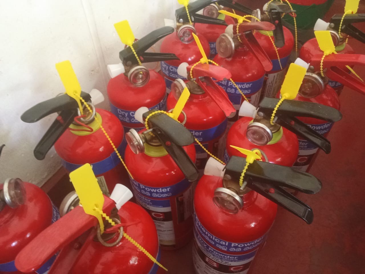 Heavy-duty chrome-plated brass extinguisher discharge valves and siphon assemblies